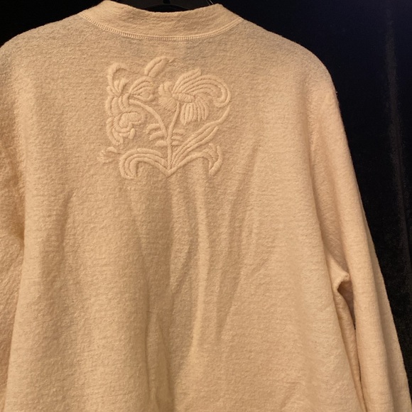 Talbots 100 percent wool sweater cardigan size L - Picture 9 of 12